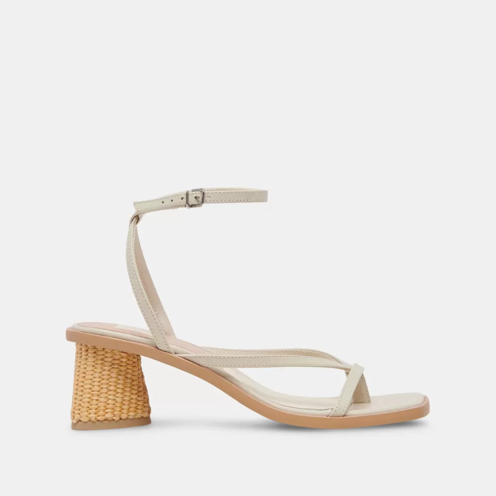 DOLCE VITA Banita Sandals Ivory Leather