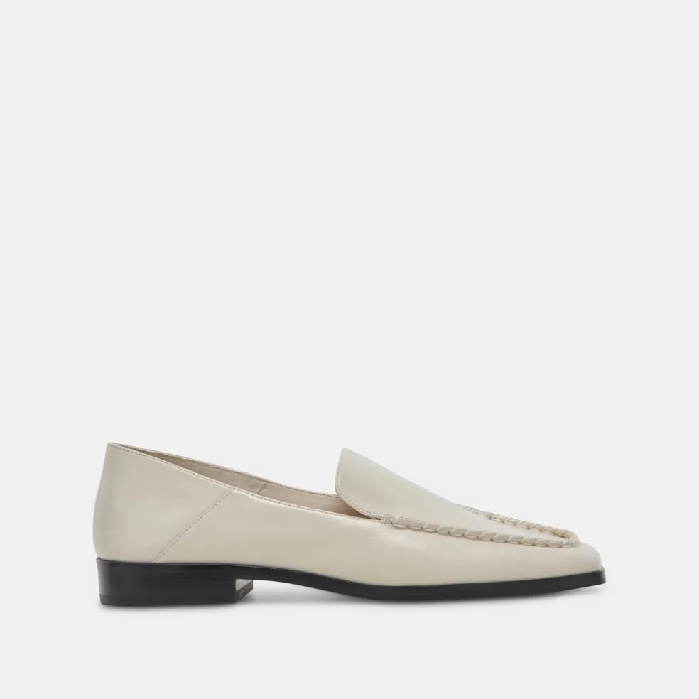 DOLCE VITA Beny Flats Ivory Crinkle Patent
