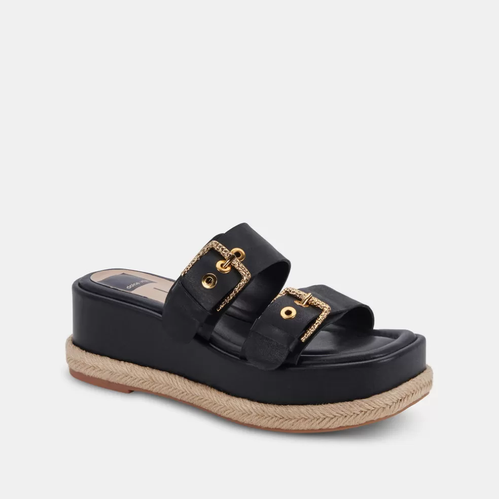 DOLCE VITA Canyon Sandals Black Leather
