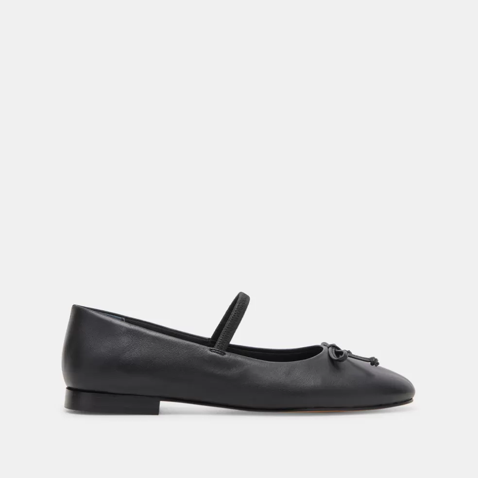 DOLCE VITA Carin Ballet Flats Black Leather