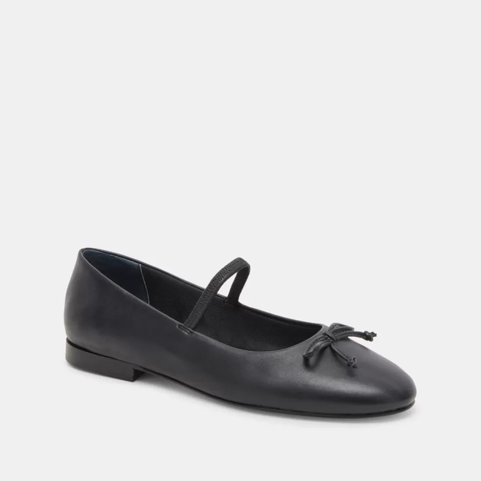 DOLCE VITA Carin Ballet Flats Black Leather