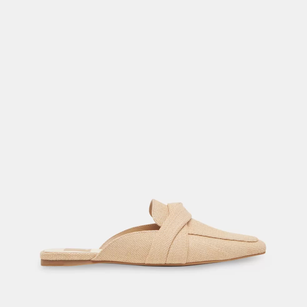 DOLCE VITA Clarise Flats Natural Linen
