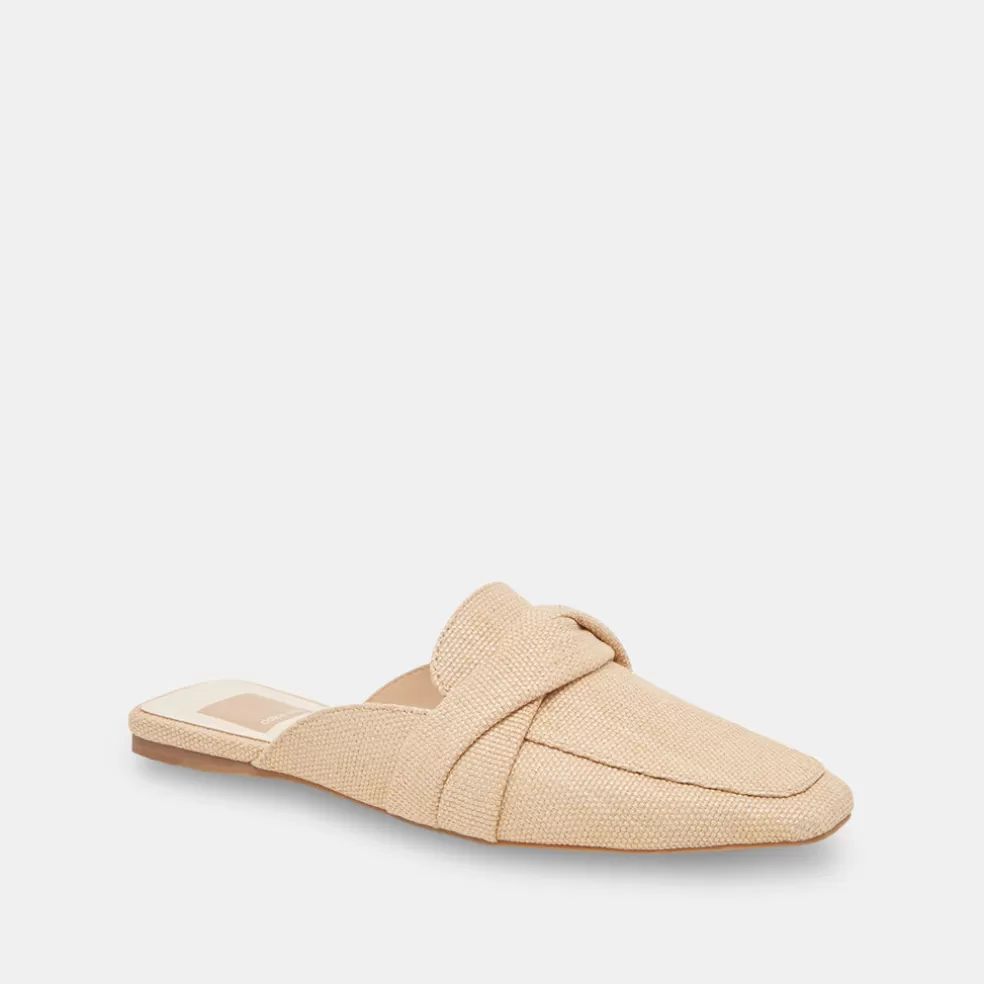 DOLCE VITA Clarise Flats Natural Linen