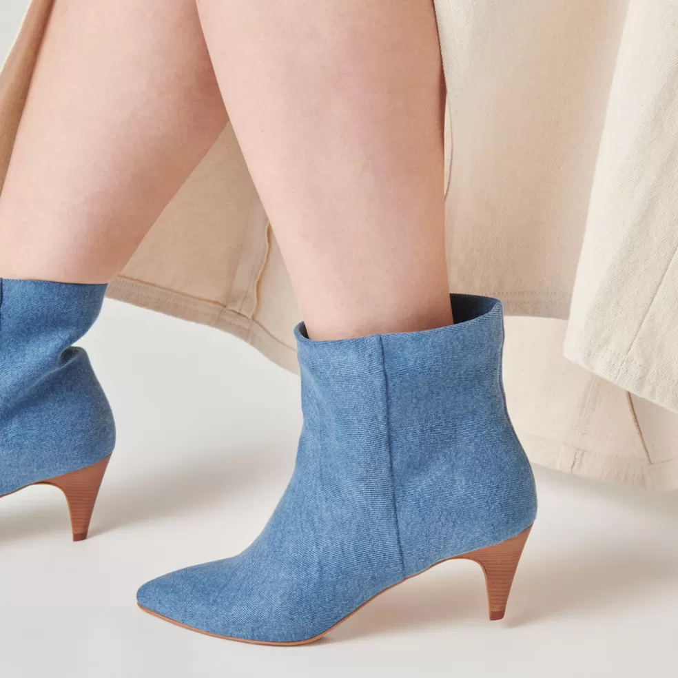 DOLCE VITA Dee Booties Blue Denim