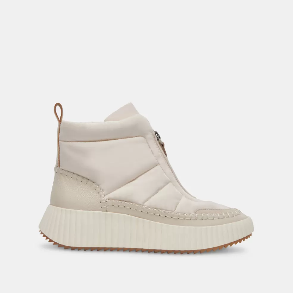 DOLCE VITA Devlin Sneakers Ivory Nylon