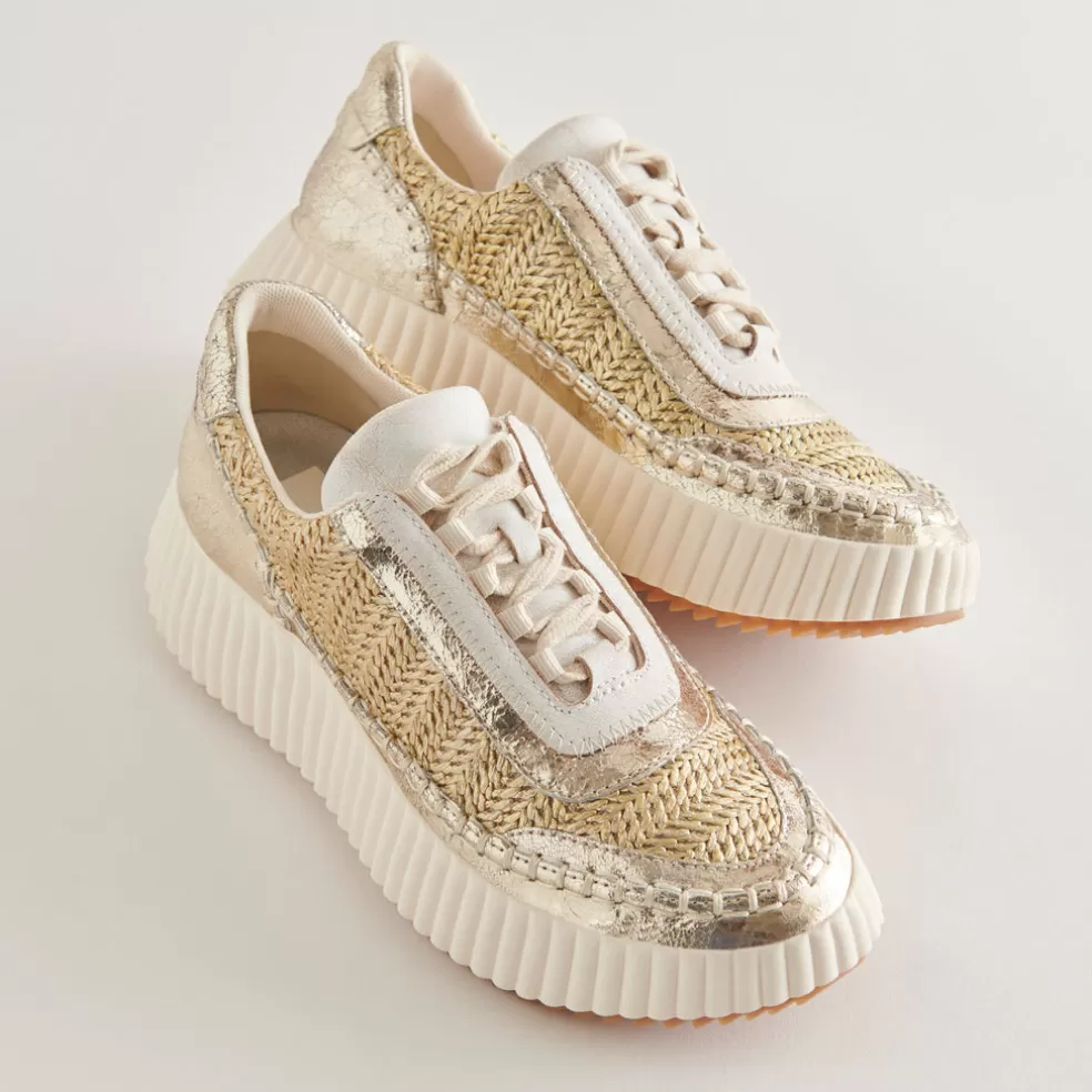 DOLCE VITA Dolen Sneakers Gold Knit