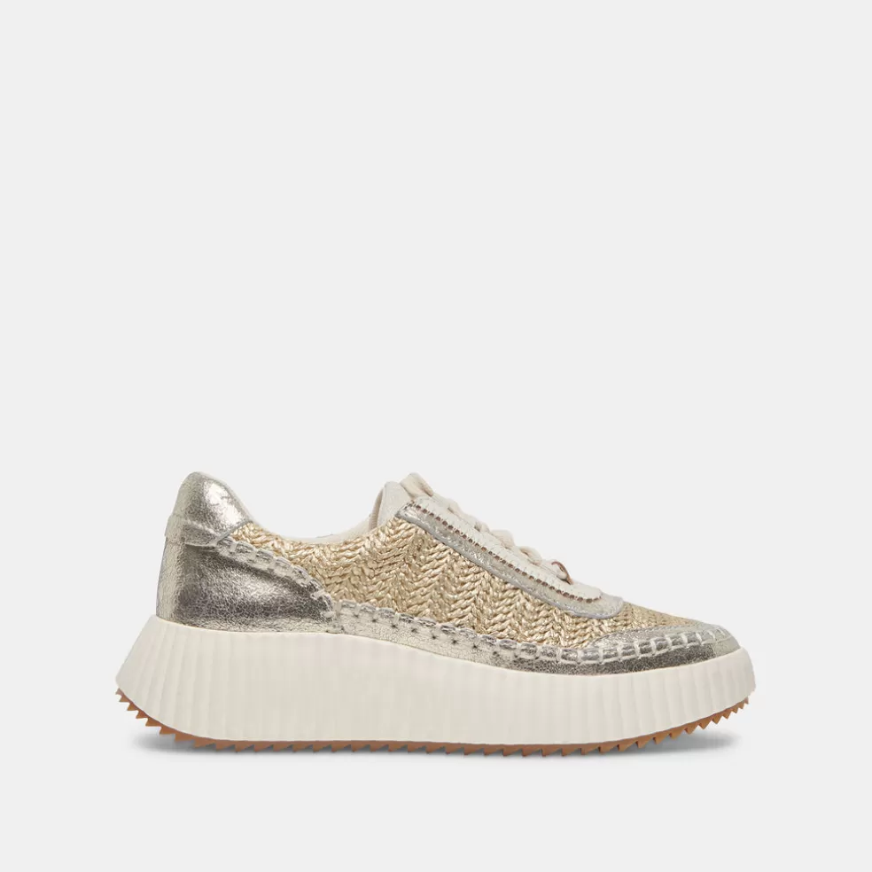 DOLCE VITA Dolen Sneakers Gold Knit