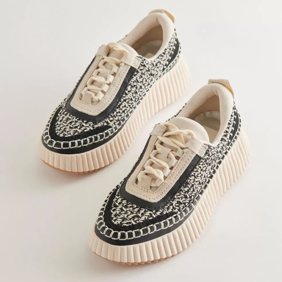 DOLCE VITA Dolen Sneakers White Black Woven