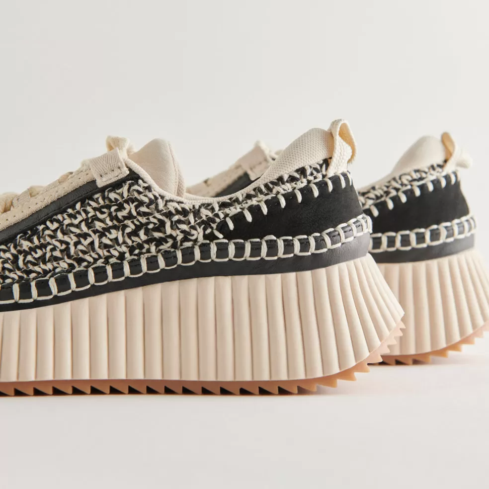DOLCE VITA Dolen Sneakers White Black Woven