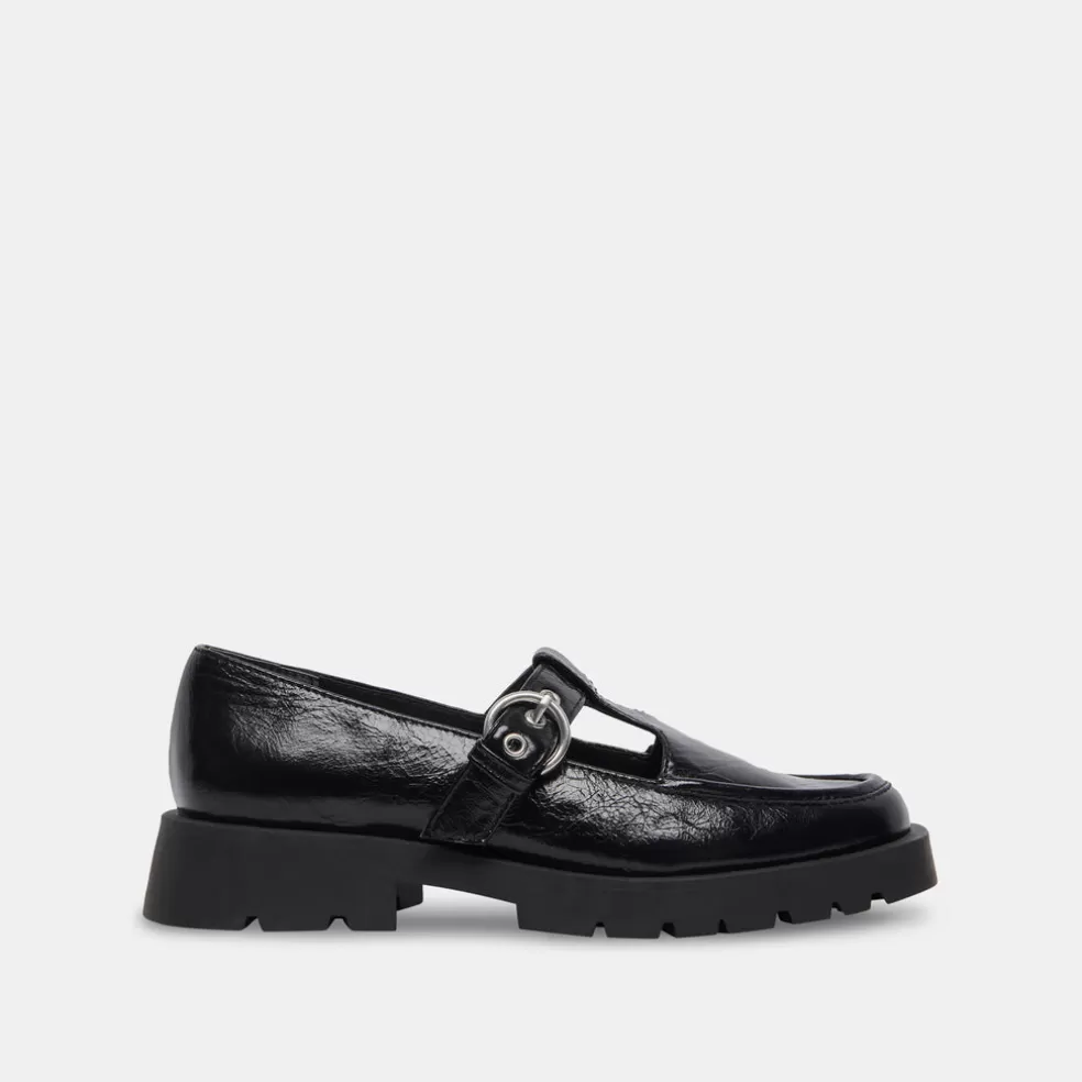 DOLCE VITA Ebbie Flats Midnight Patent Leather