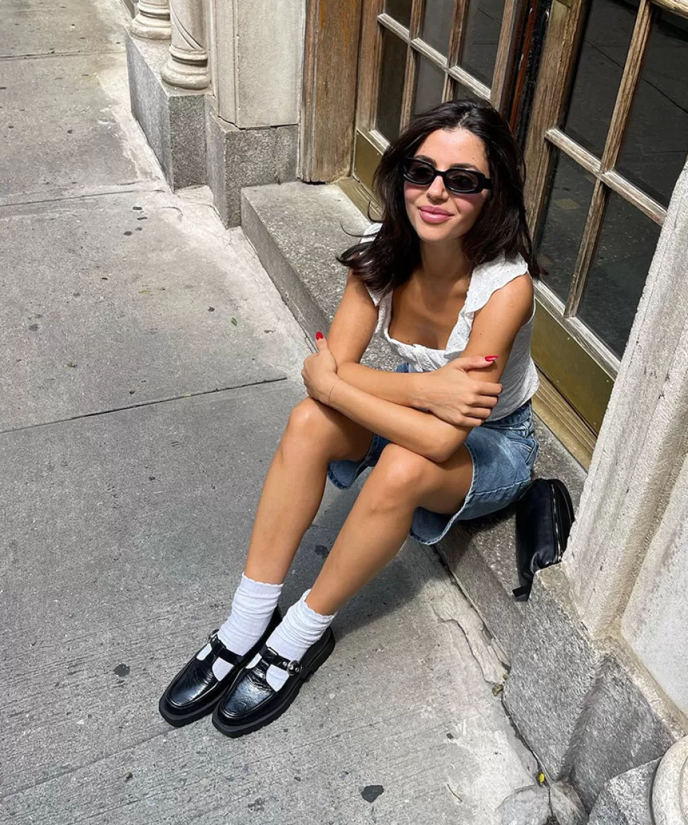 DOLCE VITA Ebbie Flats Midnight Patent Leather