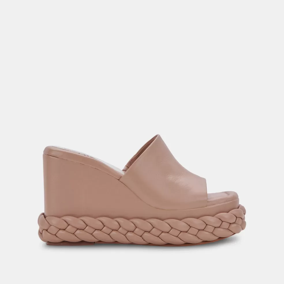 DOLCE VITA Elene Wedges Cafe Leather