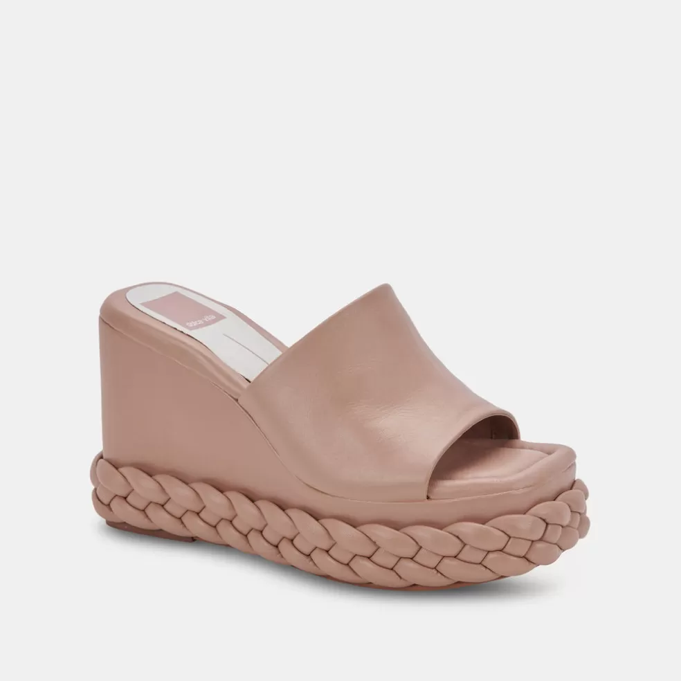DOLCE VITA Elene Wedges Cafe Leather