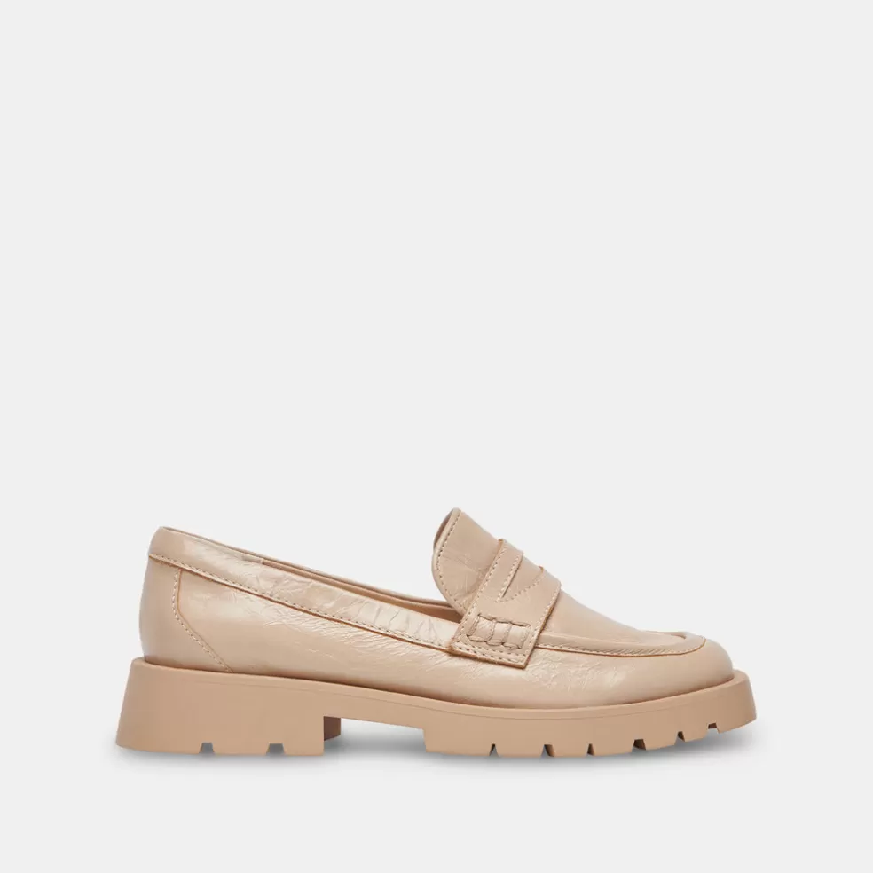 DOLCE VITA Elias Flats Sesame Crinkle Patent