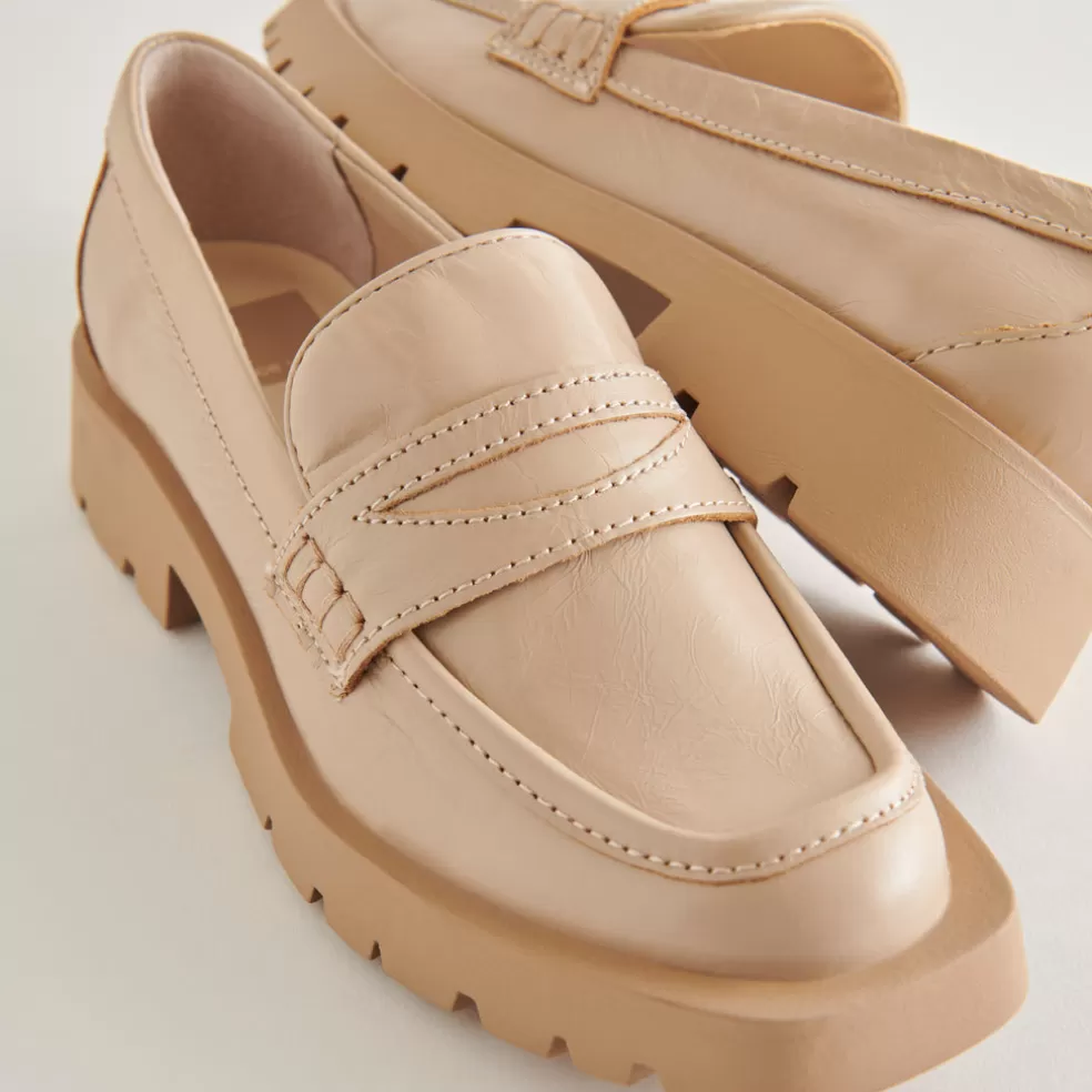 DOLCE VITA Elias Flats Sesame Crinkle Patent