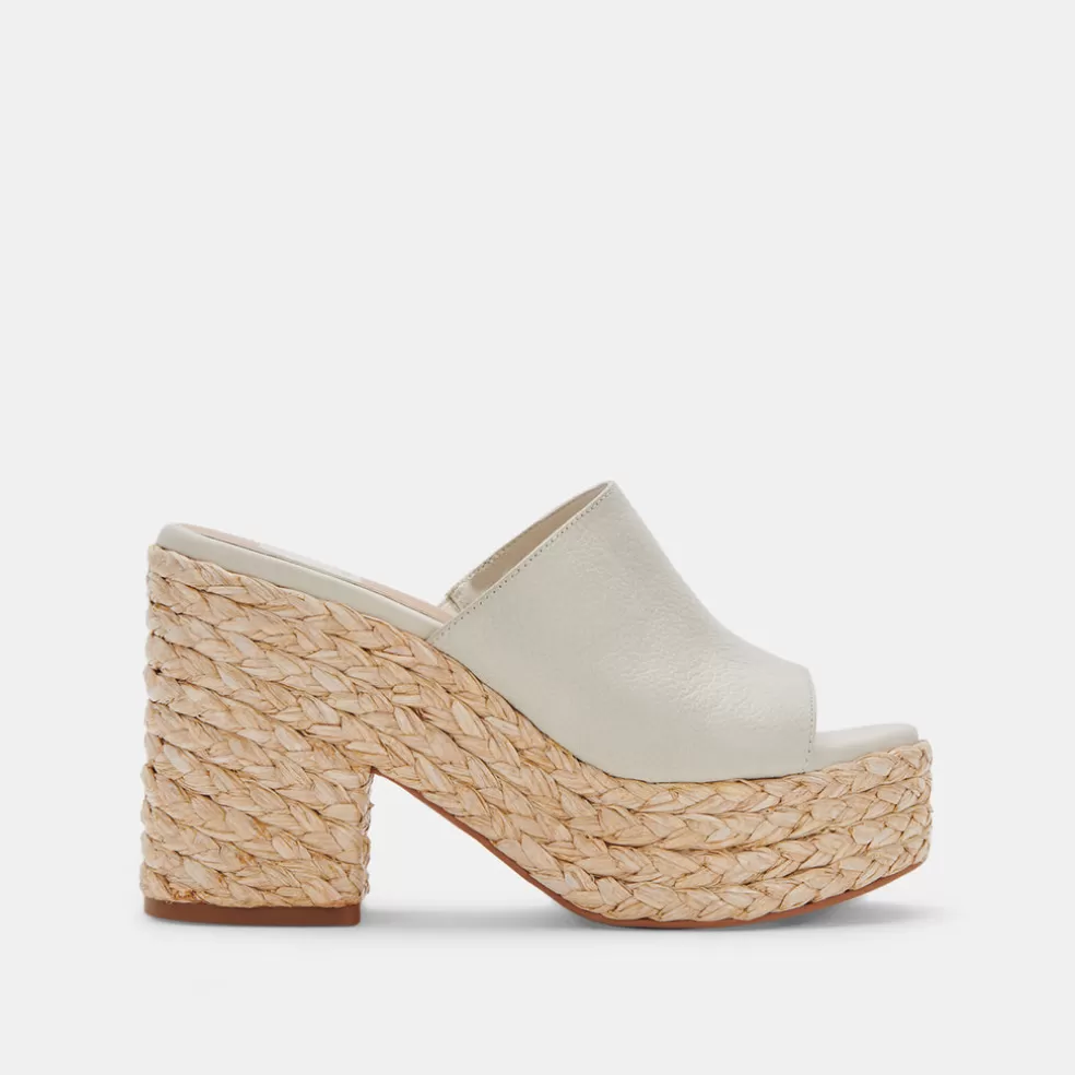 DOLCE VITA Elora Heels Ivory Leather