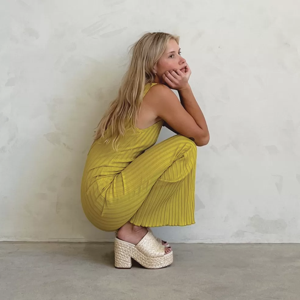 DOLCE VITA Elora Heels Lt Natural Raffia