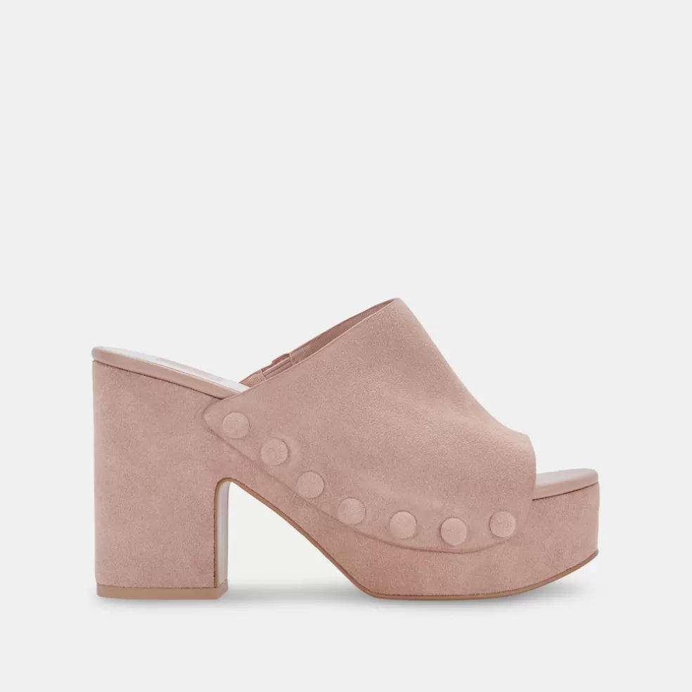 DOLCE VITA Emol Heels Blush Suede