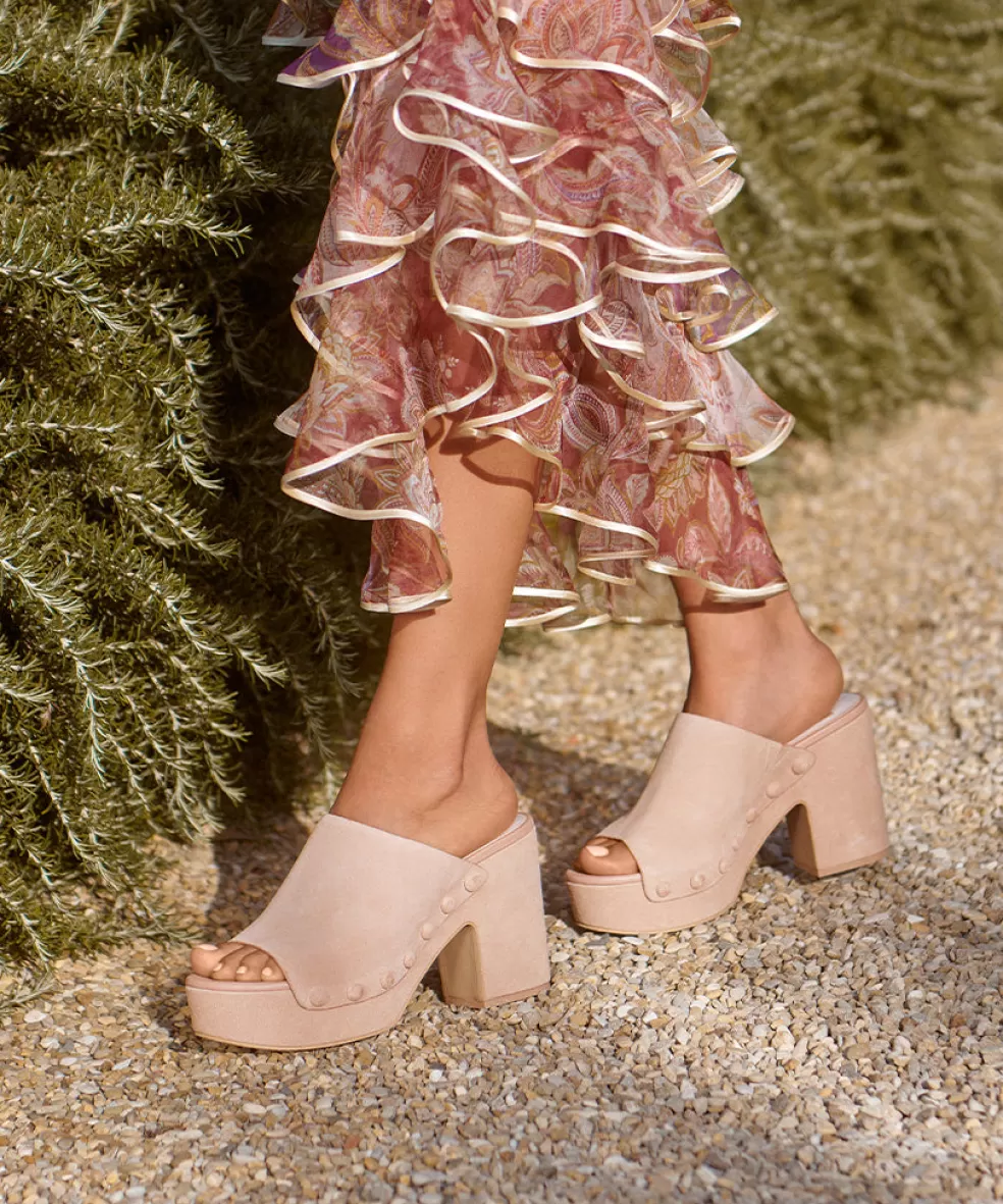 DOLCE VITA Emol Heels Blush Suede