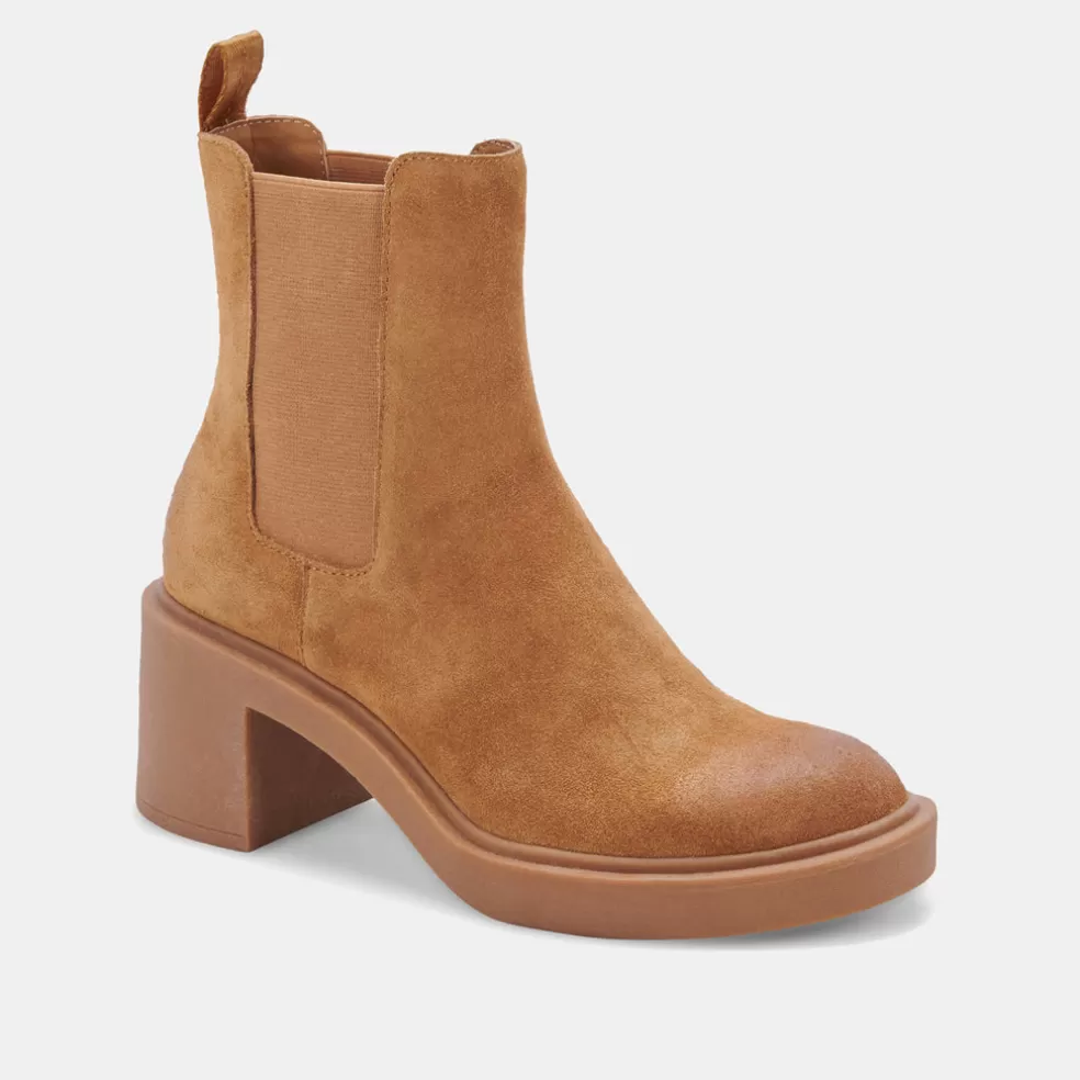 DOLCE VITA Gunner Booties Brown Suede