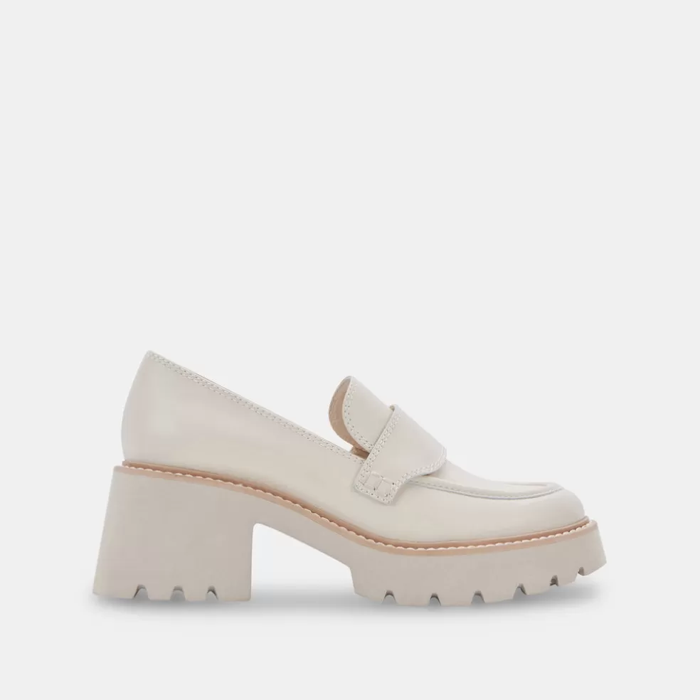 DOLCE VITA Halona Loafers Ivory Leather