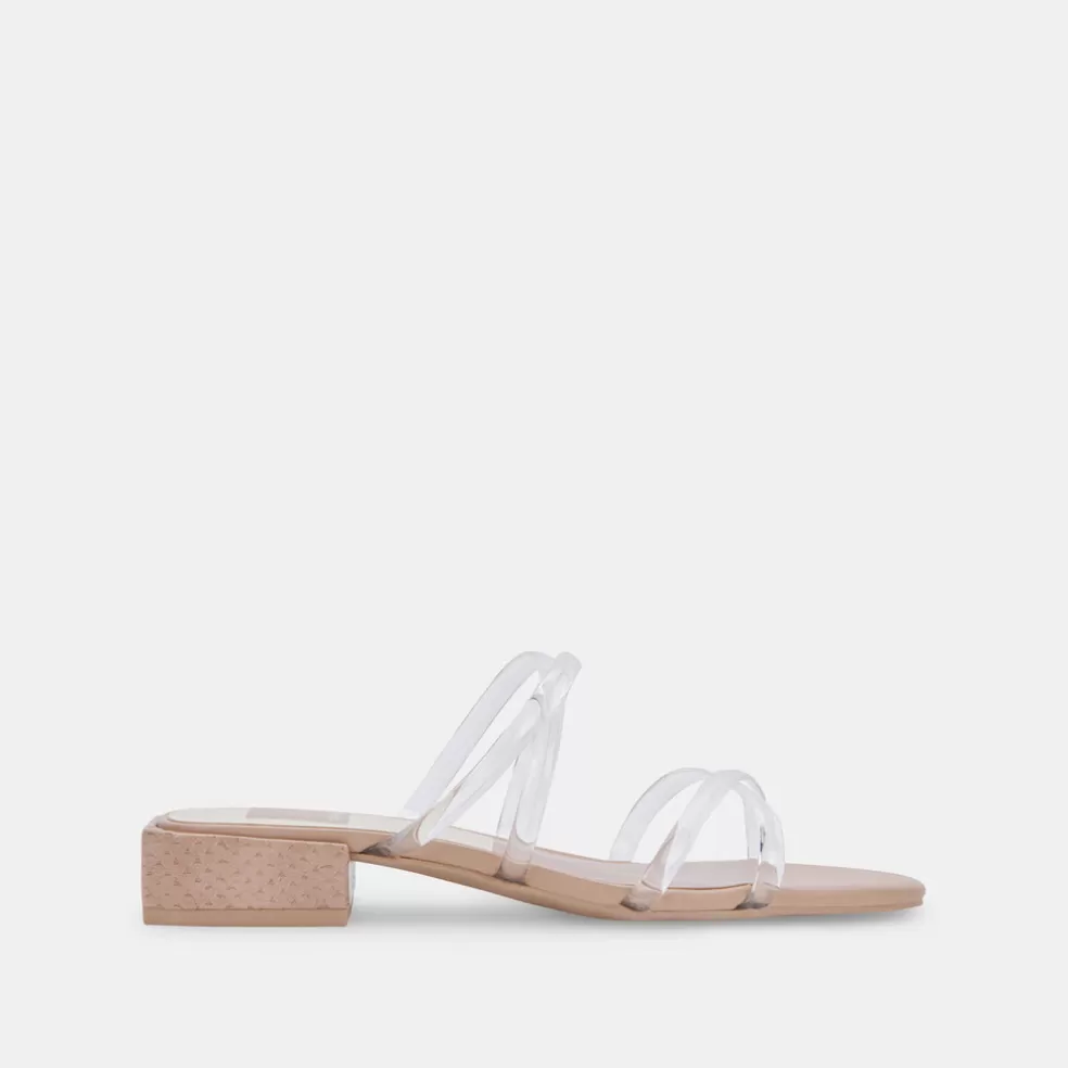 DOLCE VITA Hapi Sandals Crystal Vinyl