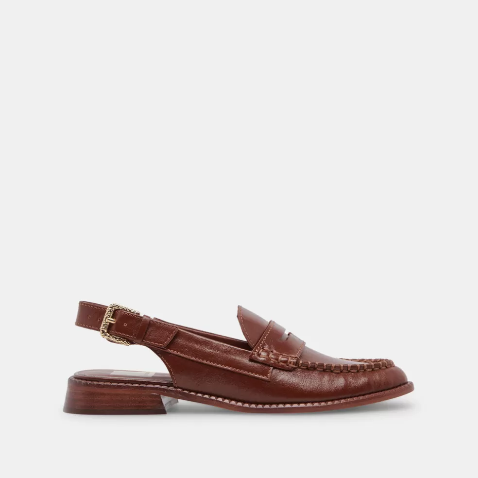DOLCE VITA Hardi Loafers Brown Crinkle Patent