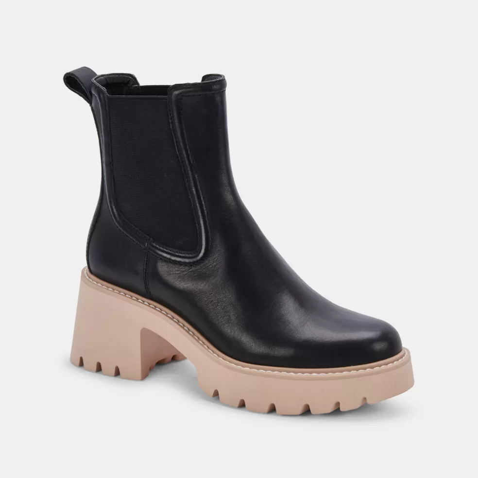 DOLCE VITA Hawk H2O Booties Black Leather