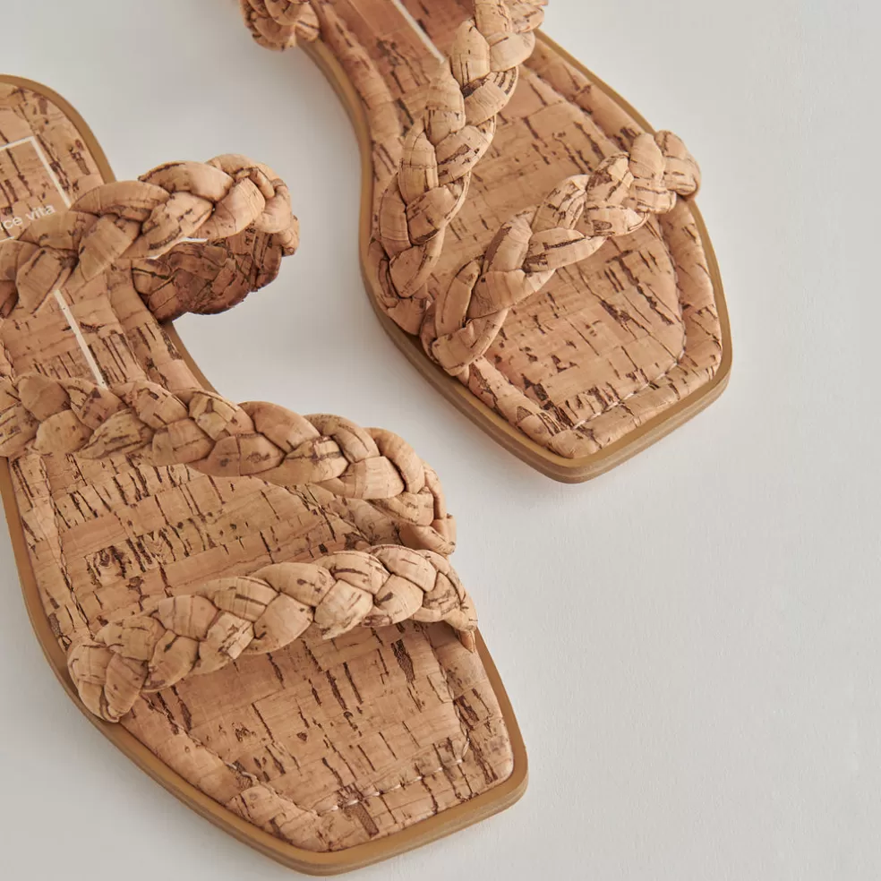 DOLCE VITA Iman Sandals Natural Cork