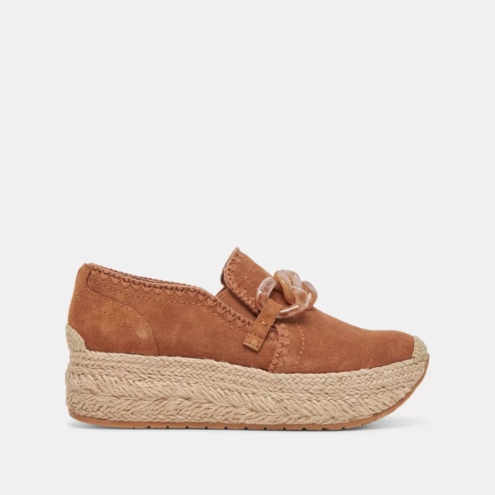 DOLCE VITA Jhenee Espadrille Sneakers Pecan Suede