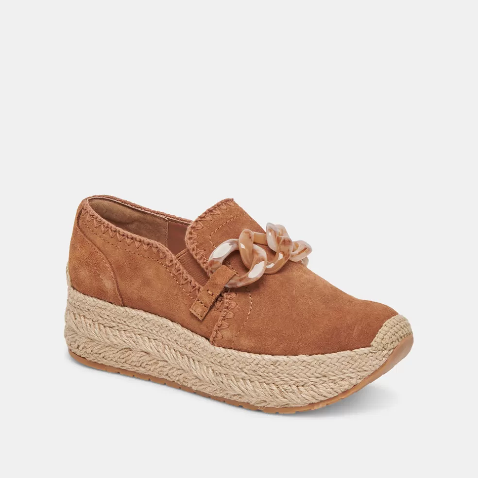 DOLCE VITA Jhenee Espadrille Sneakers Pecan Suede