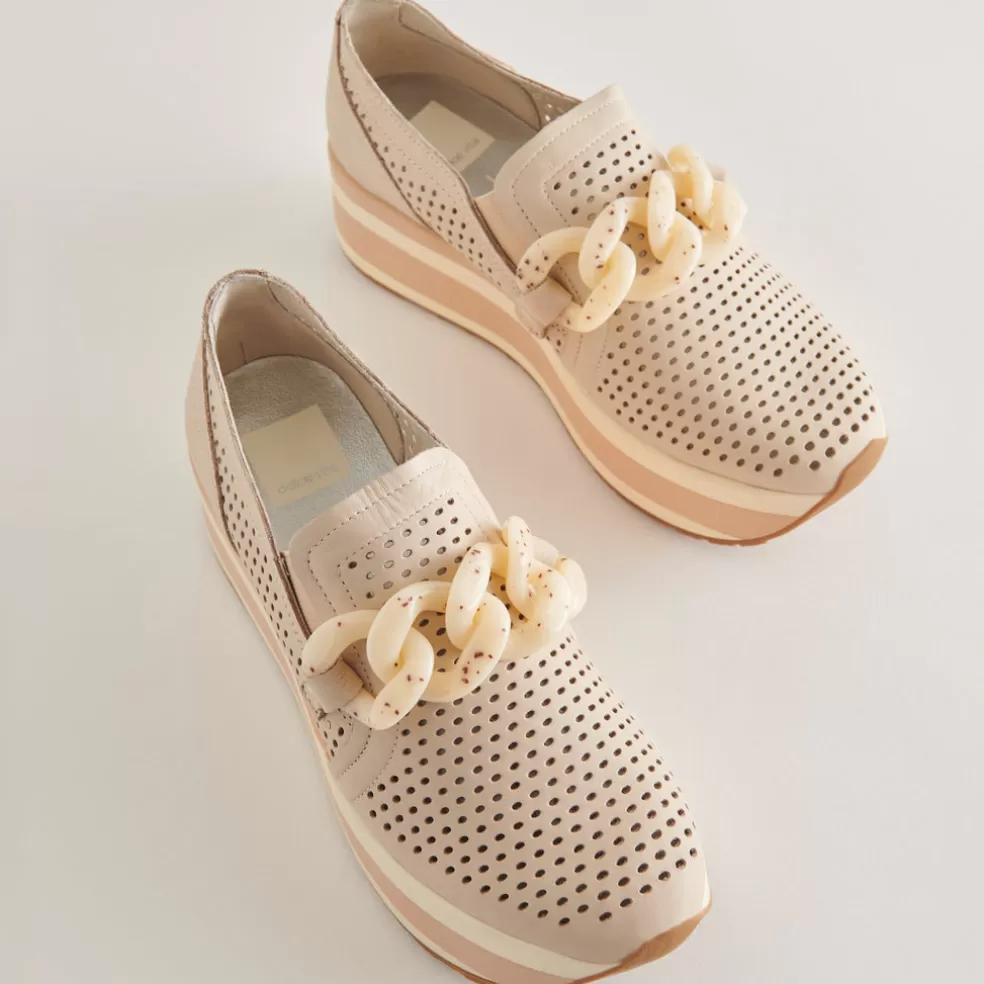 DOLCE VITA Jhenee Perforated Sneakers Sand Nubuck