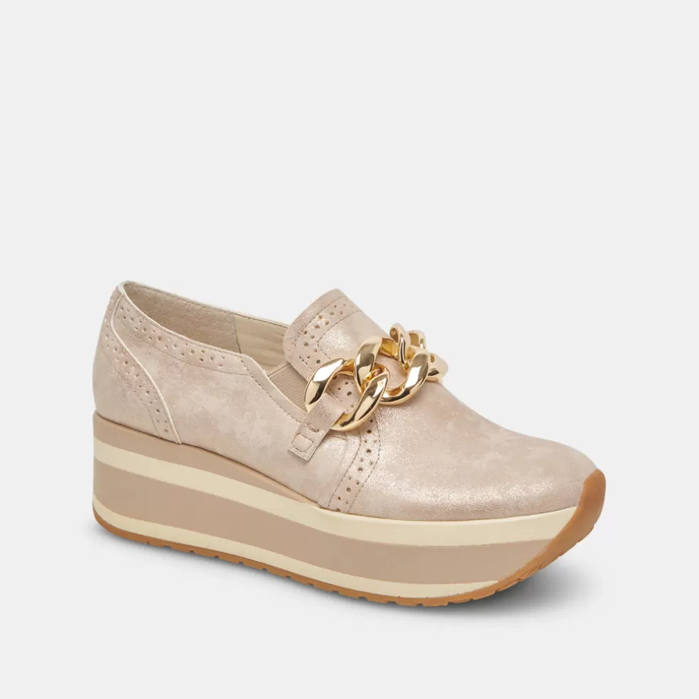 DOLCE VITA Jhenee Sneakers Light Gold Nubuck