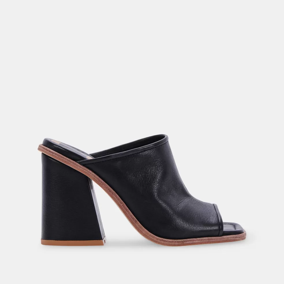 DOLCE VITA Mavise Heels Onyx Leather