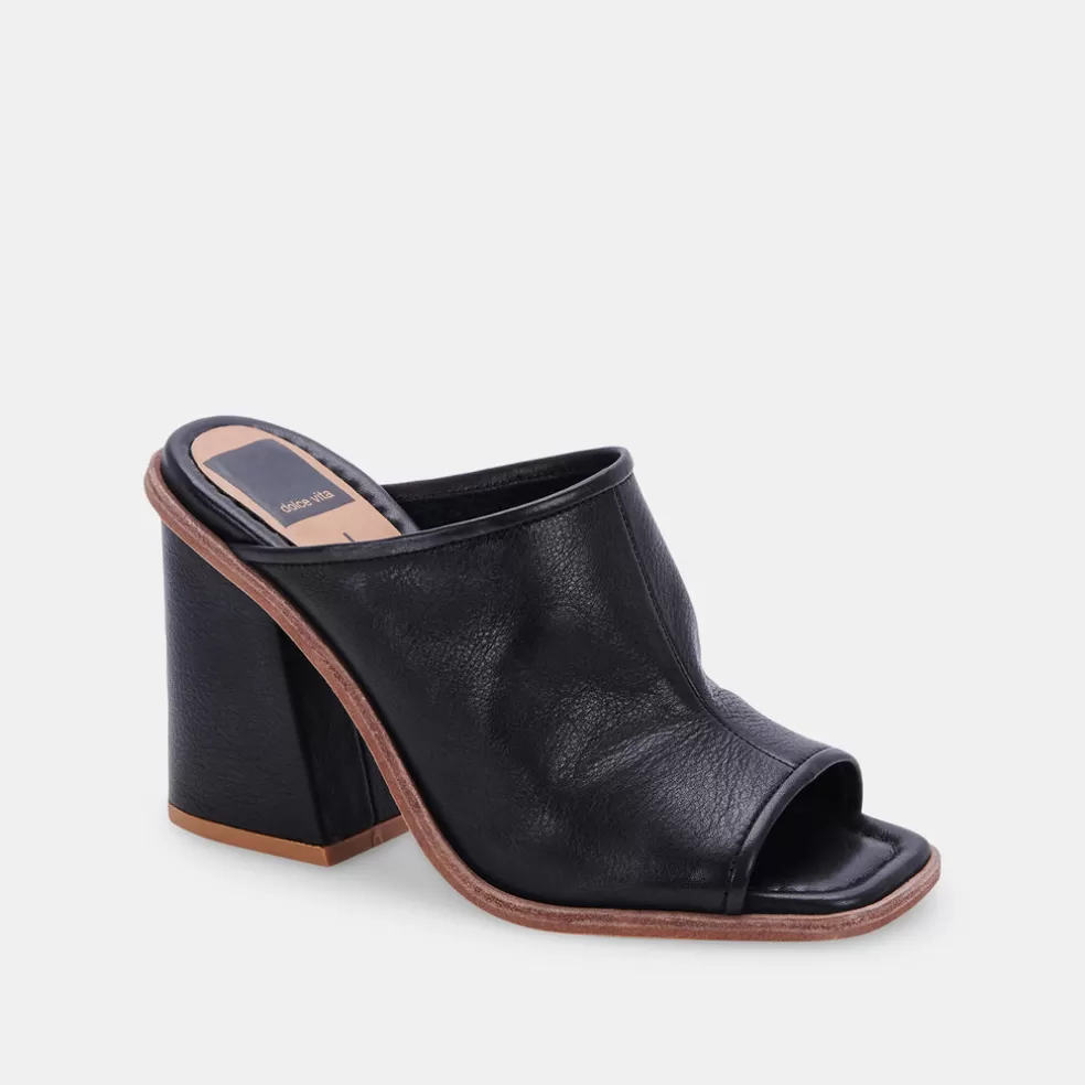 DOLCE VITA Mavise Heels Onyx Leather