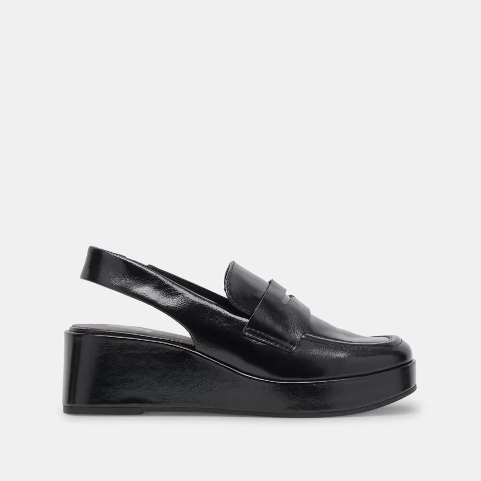 DOLCE VITA Nada Loafers Midnight Crinkle Patent