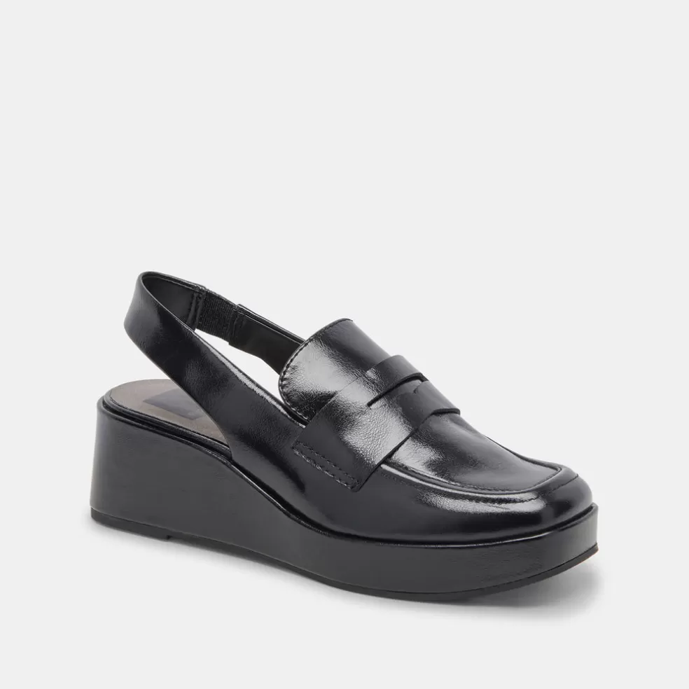 DOLCE VITA Nada Loafers Midnight Crinkle Patent