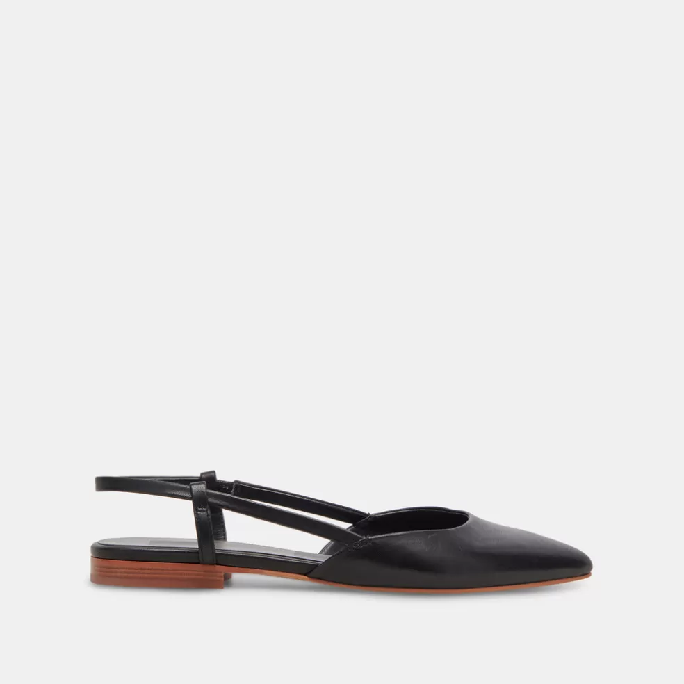 DOLCE VITA Narah Flats Black Leather