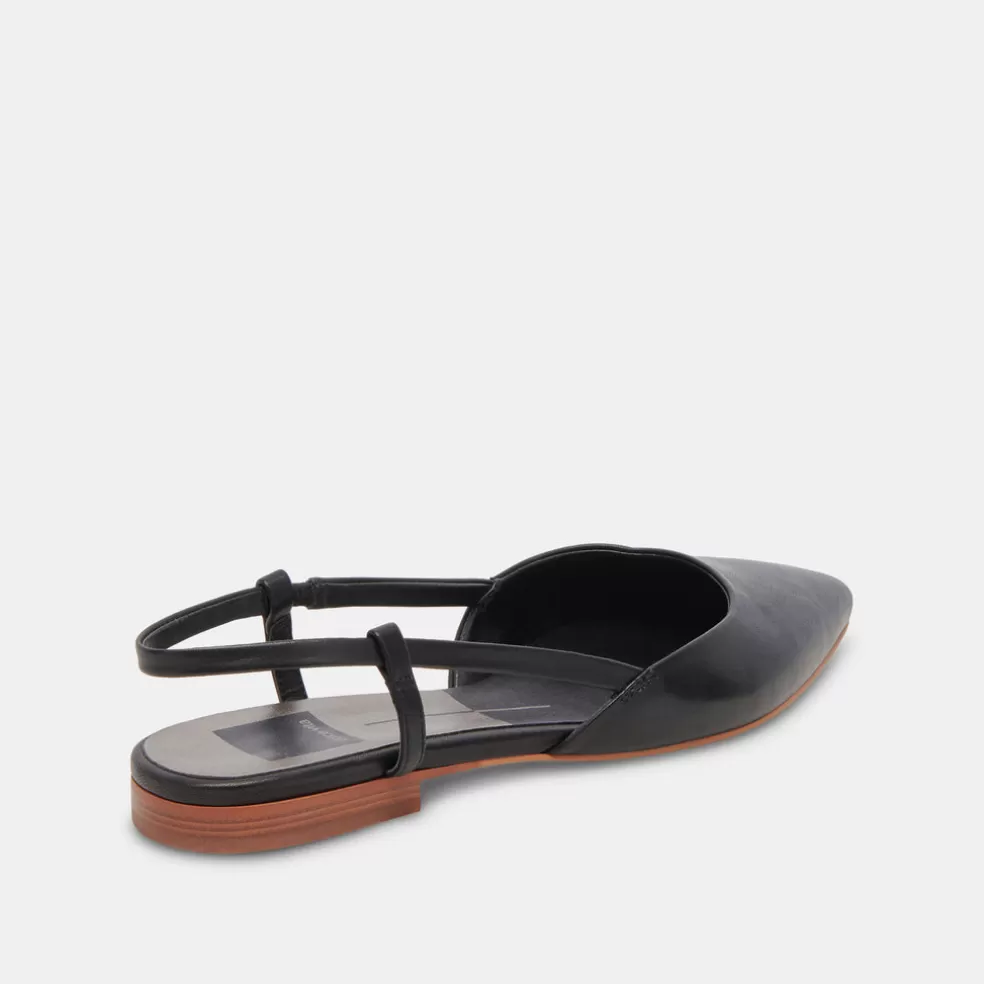 DOLCE VITA Narah Flats Black Leather