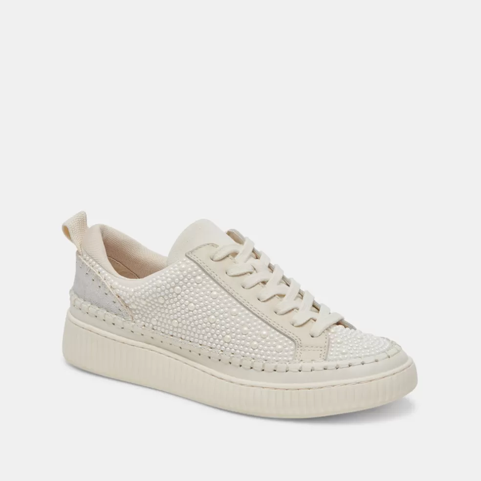DOLCE VITA Nicona Pearl Sneakers Vanilla Pearls