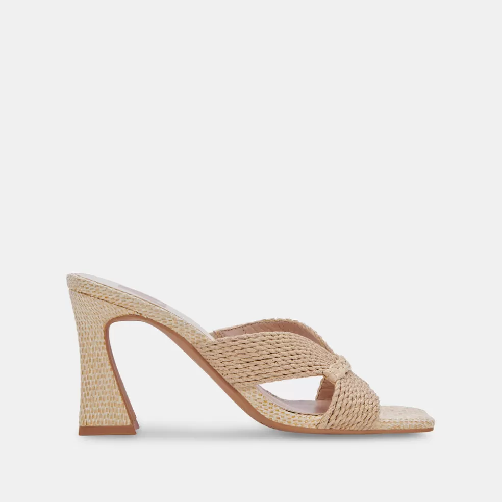 DOLCE VITA Nitro Heels Lt Natural Raffia