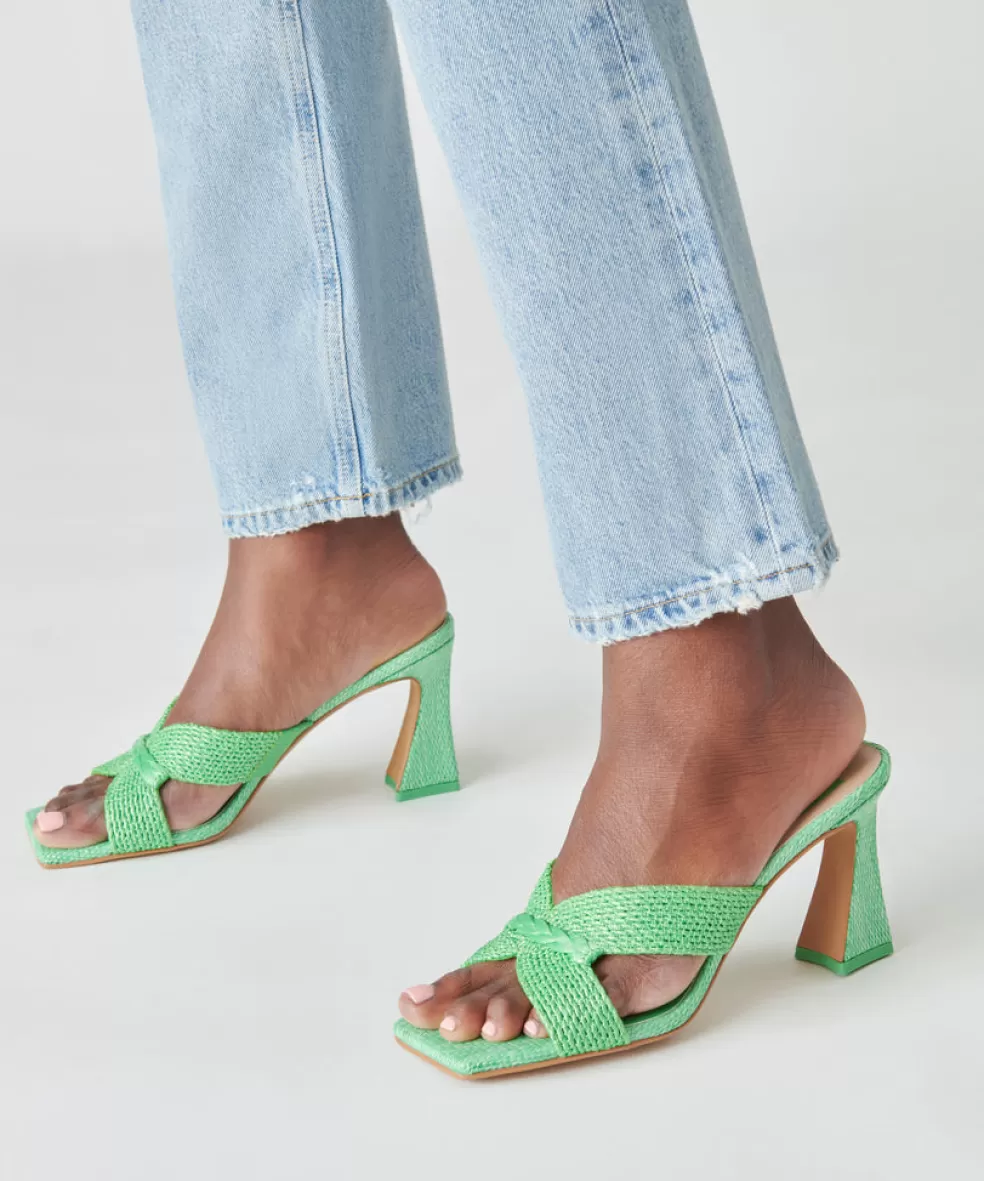 DOLCE VITA Nitro Heels Seaglass Raffia