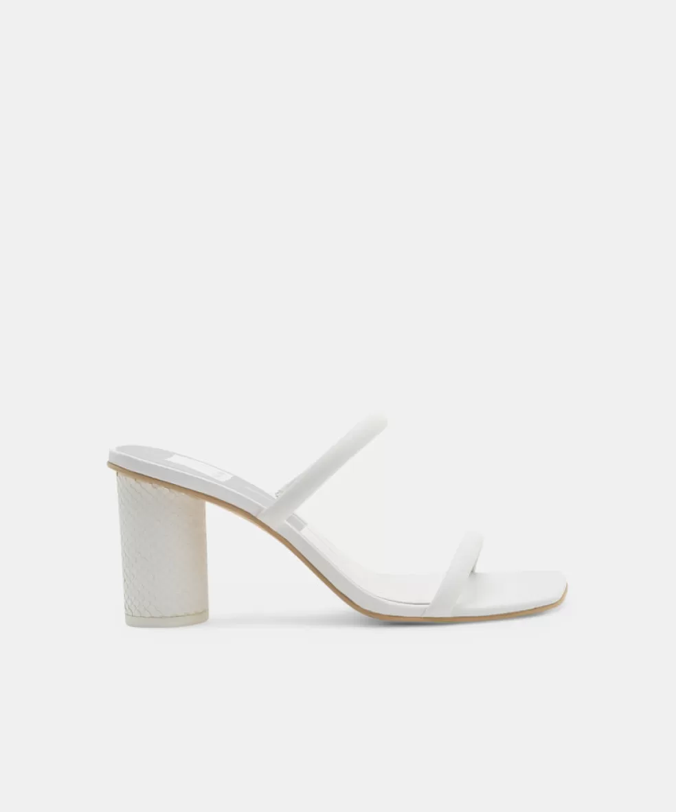 DOLCE VITA Noles Heels White Leather