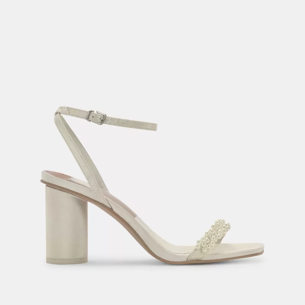 DOLCE VITA Nory Heels Vanilla Pearls