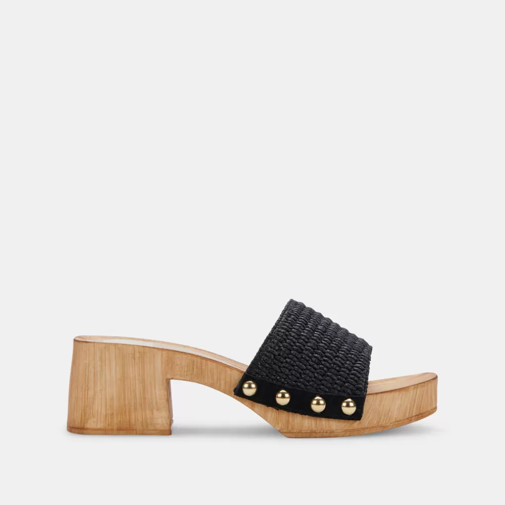DOLCE VITA Oakley Heels Black Raffia