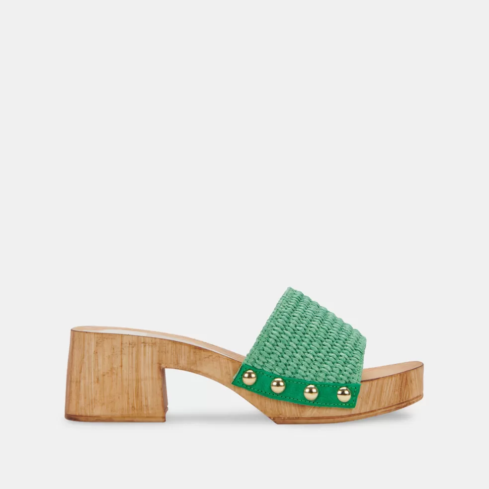 DOLCE VITA Oakley Heels Seaglass Raffia