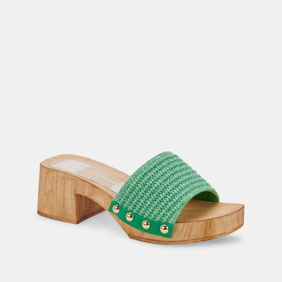 DOLCE VITA Oakley Heels Seaglass Raffia