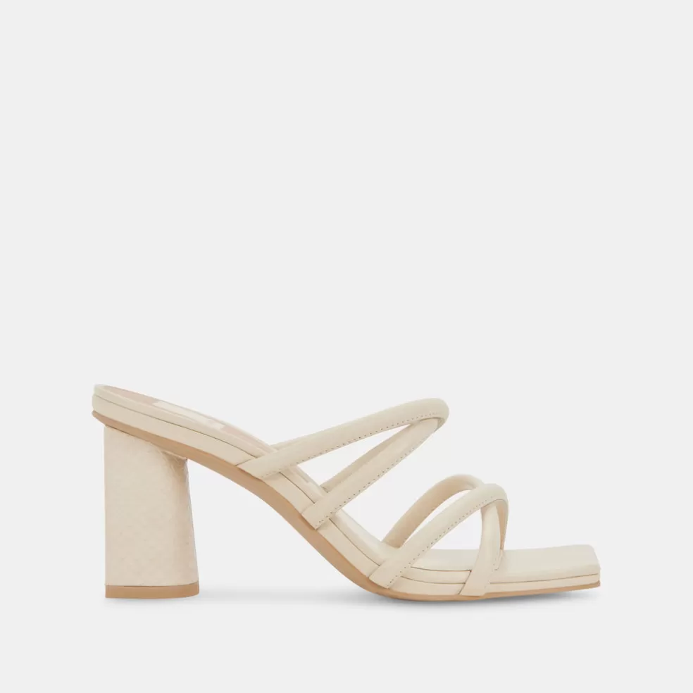 DOLCE VITA Patsi Heels Ivory Leather