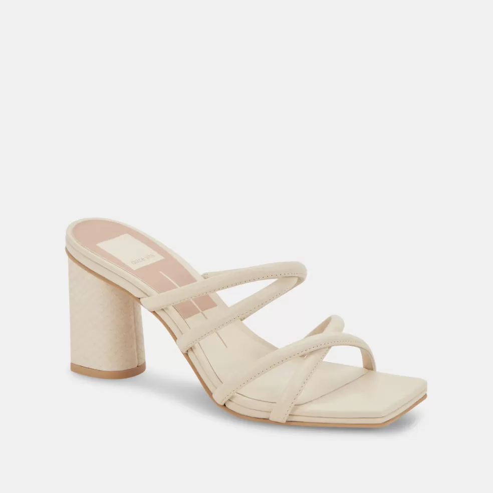 DOLCE VITA Patsi Heels Ivory Leather