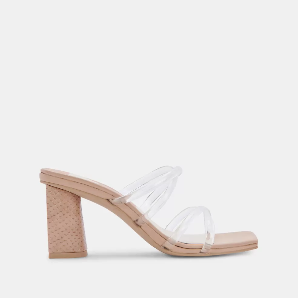DOLCE VITA Patsi Wide Heels Crystal Vinyl